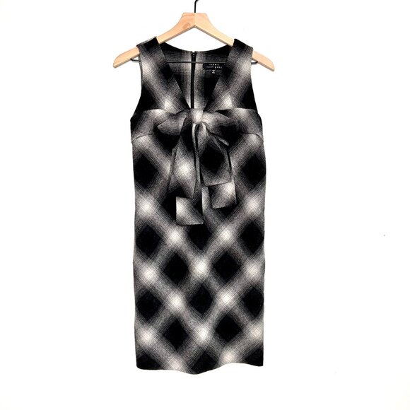 Robert Rodriguez Black and White Plaid Mini Dress - Picture 6 of 6